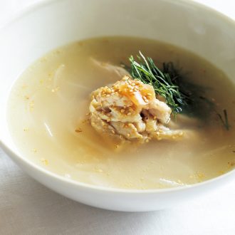 【疲労回復レシピ】ワタナベマキさんの
「鶏とスパイスの梅スープ」