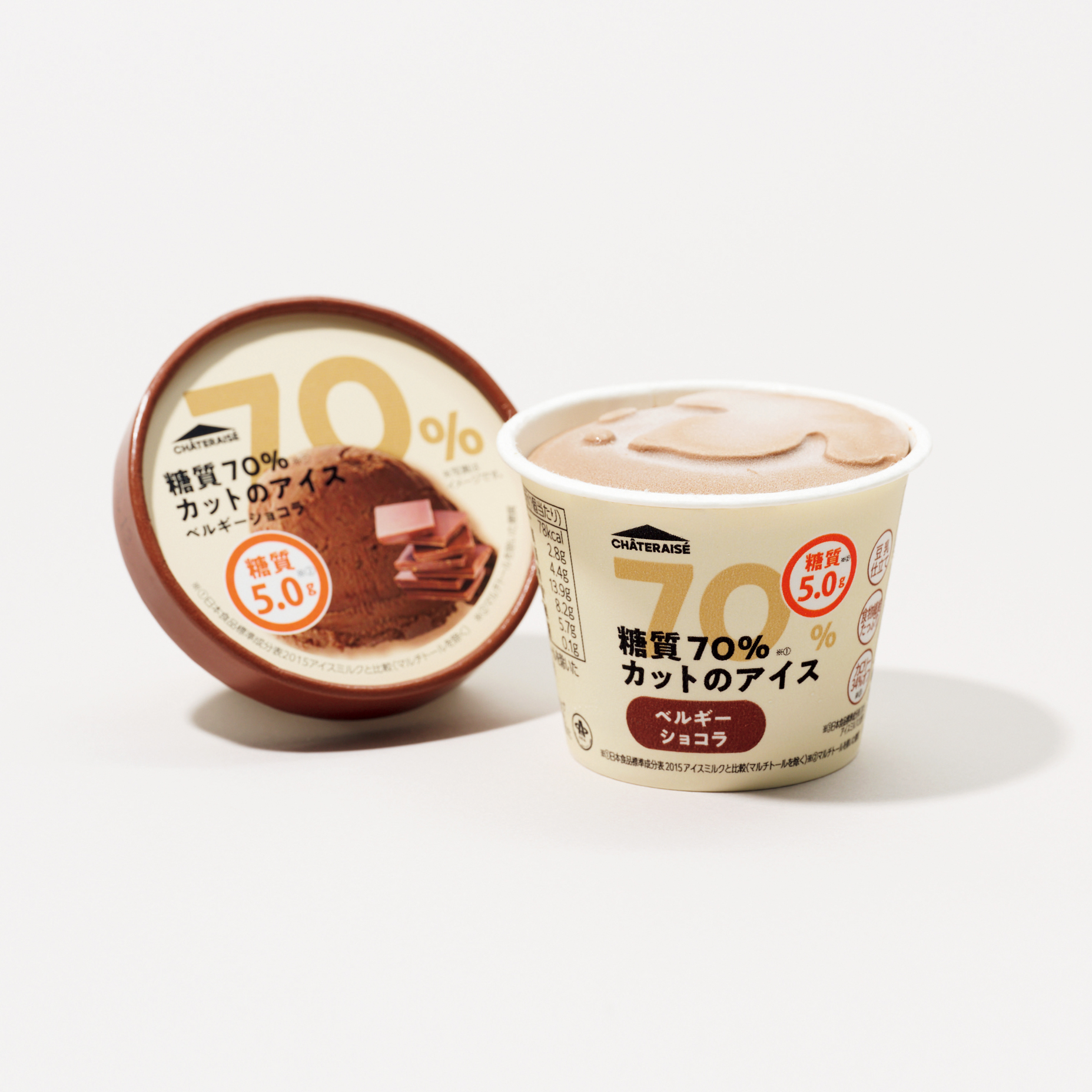 シャトレーゼ 糖質70％カットのアイスベルギーショコラ 106mL ¥151