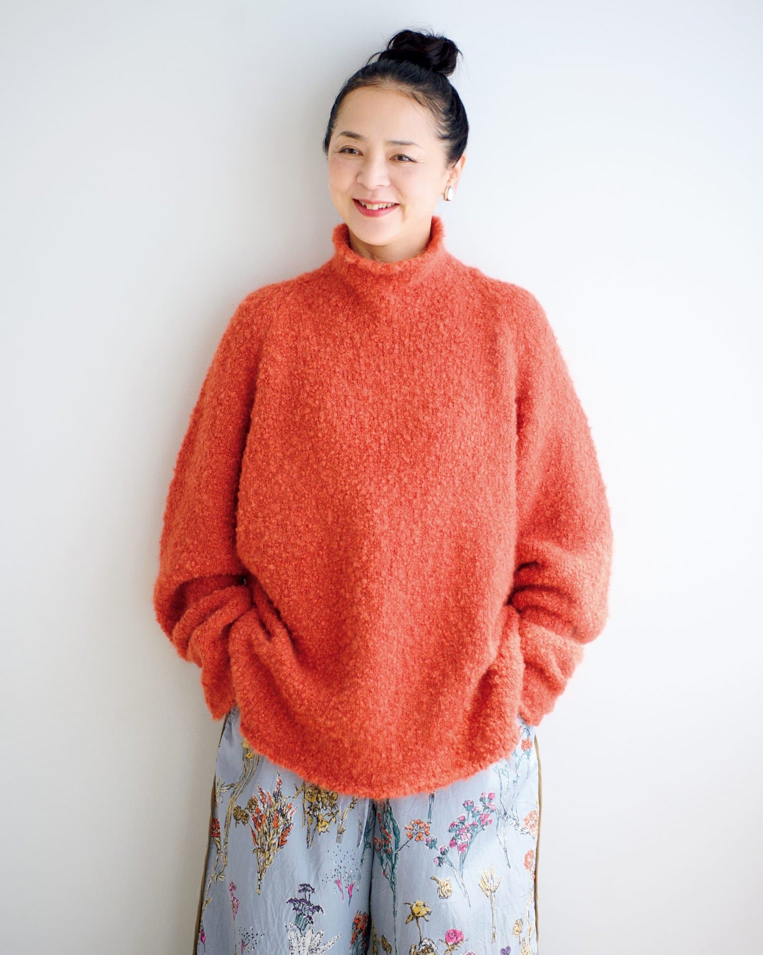 2023 ヨーガンレール ウールカシミヤ ゆったりロングベスト 美品