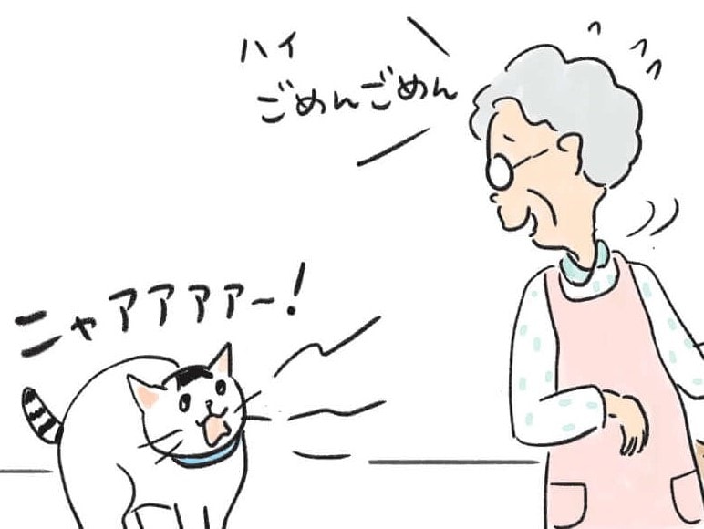 ねころびもひとしお　ネコ漫画　4コマ漫画