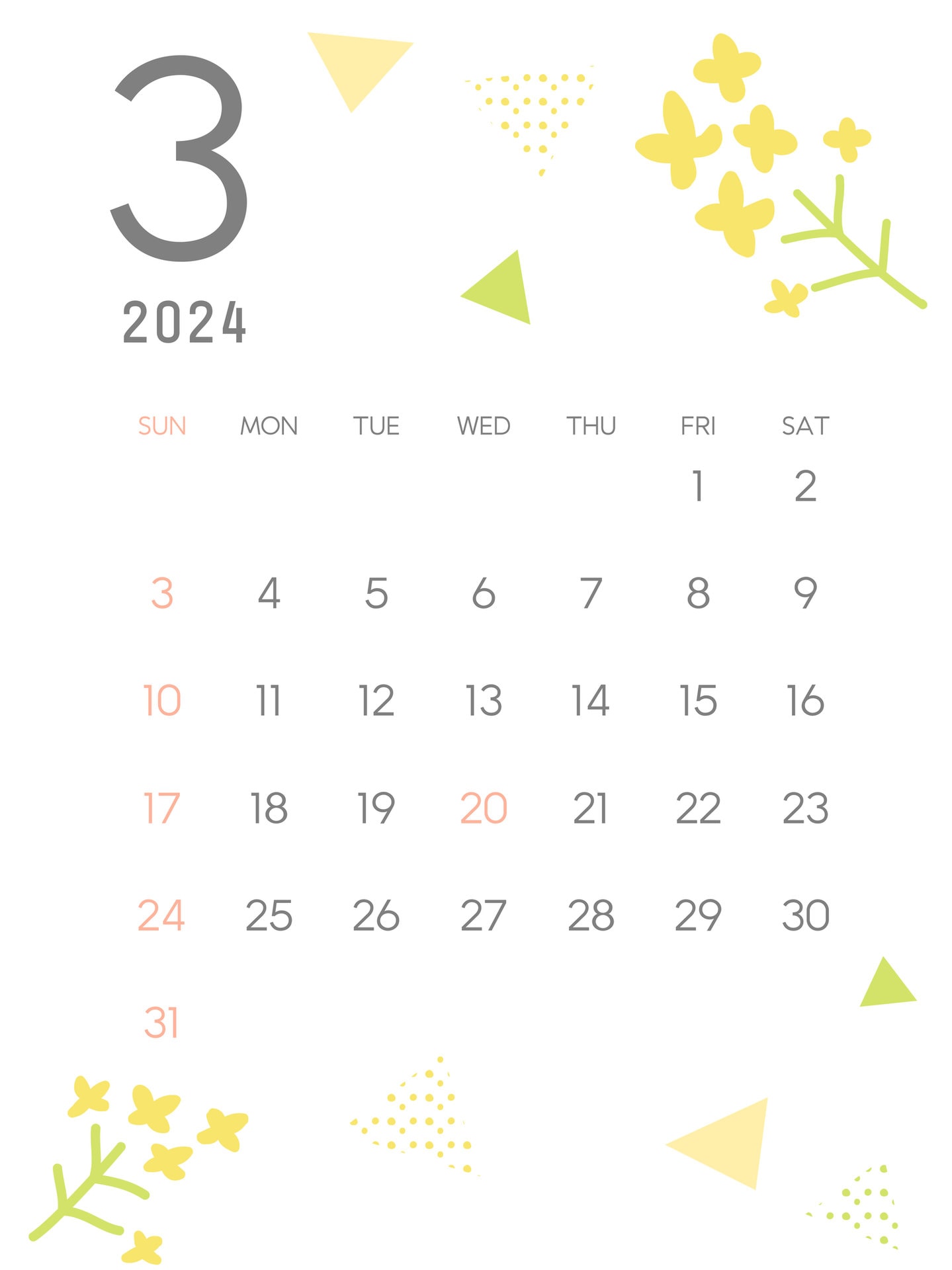 3月上旬は2024年2回目の【天赦日】がやってくる3月15日が「最強開運日