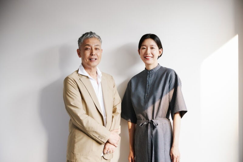 橋口亮輔監督と女優・江口のりこさん。