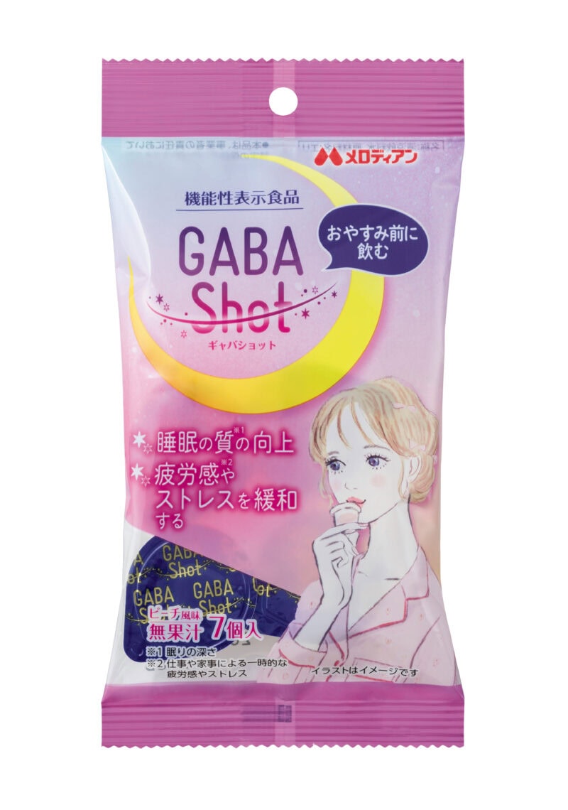 メロディアン GABA Shot（ギャバショット） ［機能性表示食品］ 4.5mL×7個 ￥756（編集部調べ）／メロディアン