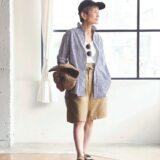 【スナップ】
50代の肌見せのコツを伝授!
「ハーフパンツ」でヘルシーに