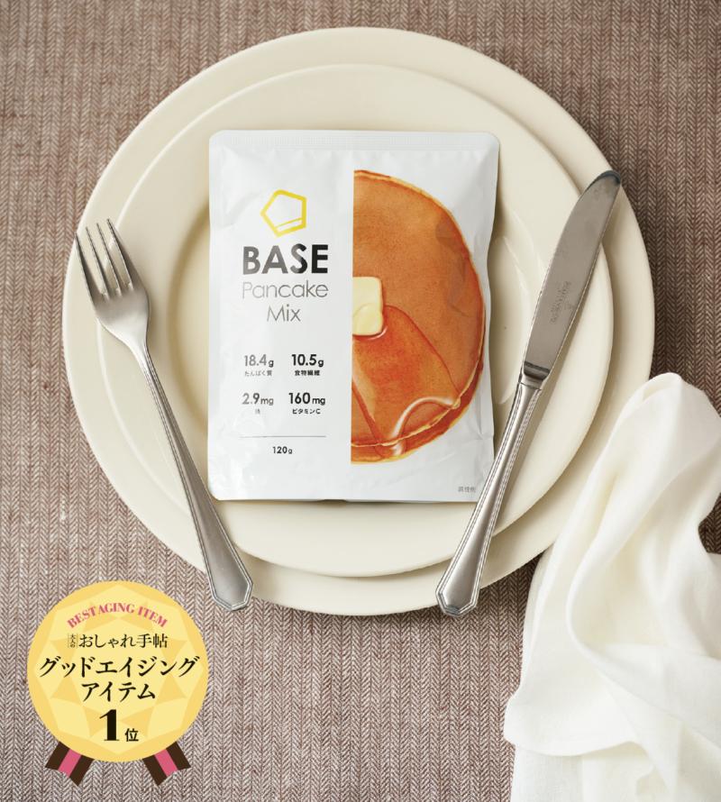 BASE FOOD BASE Pancake Mix 120g ¥420／ベースフード