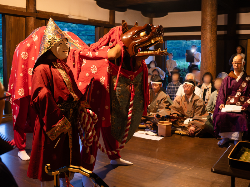 奈良　お寺　古寺　南明寺　伎楽　演劇　古代