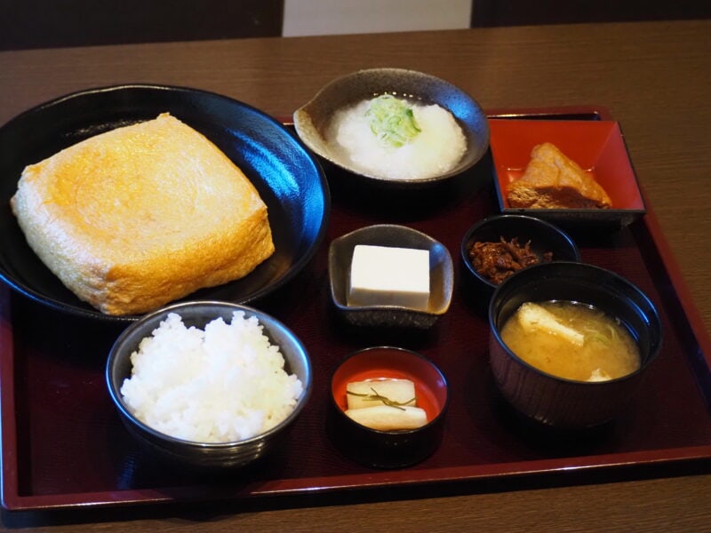 谷口屋の油揚げ定食