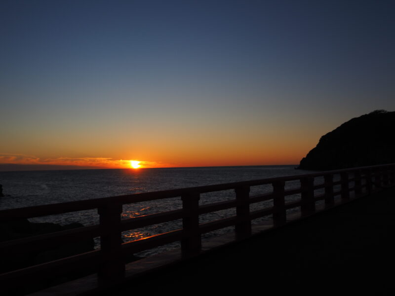 雄島からの夕日