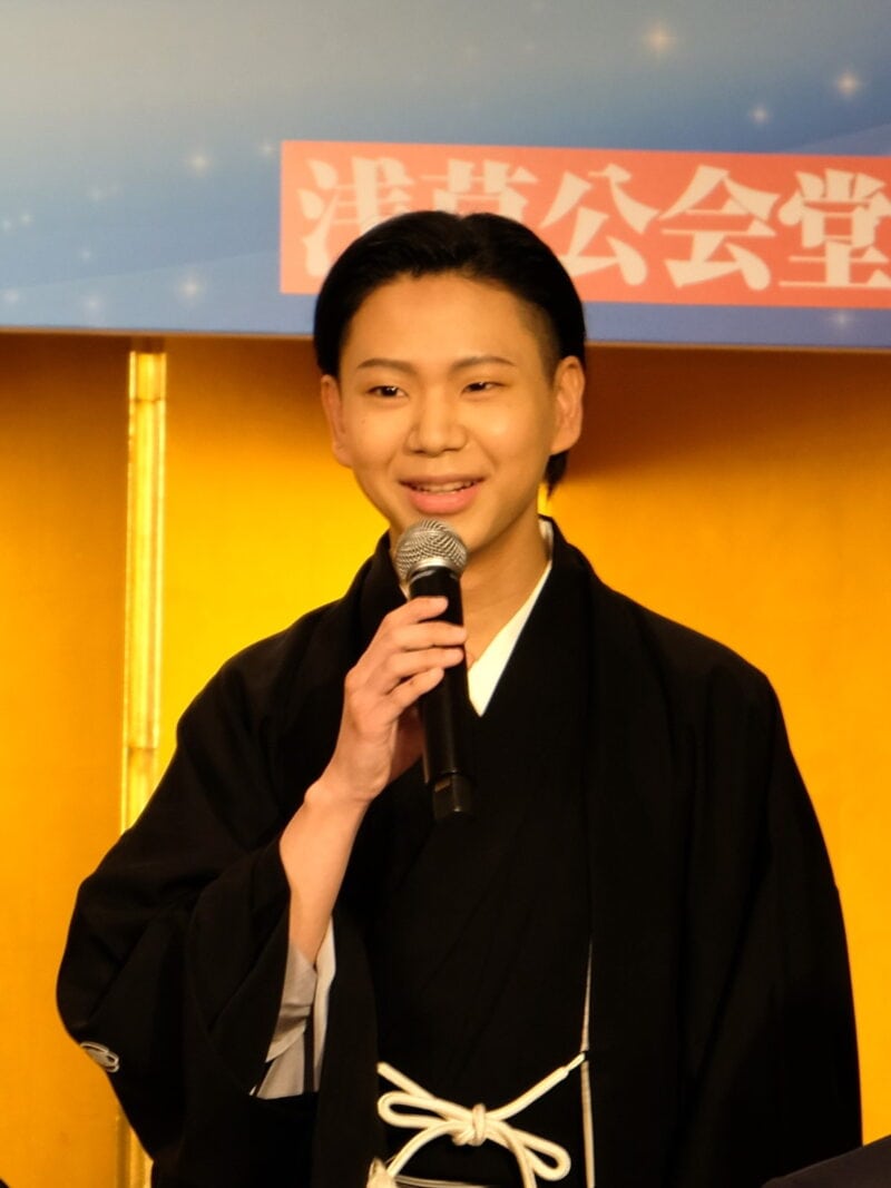 出演者の中で最年少の尾上左近