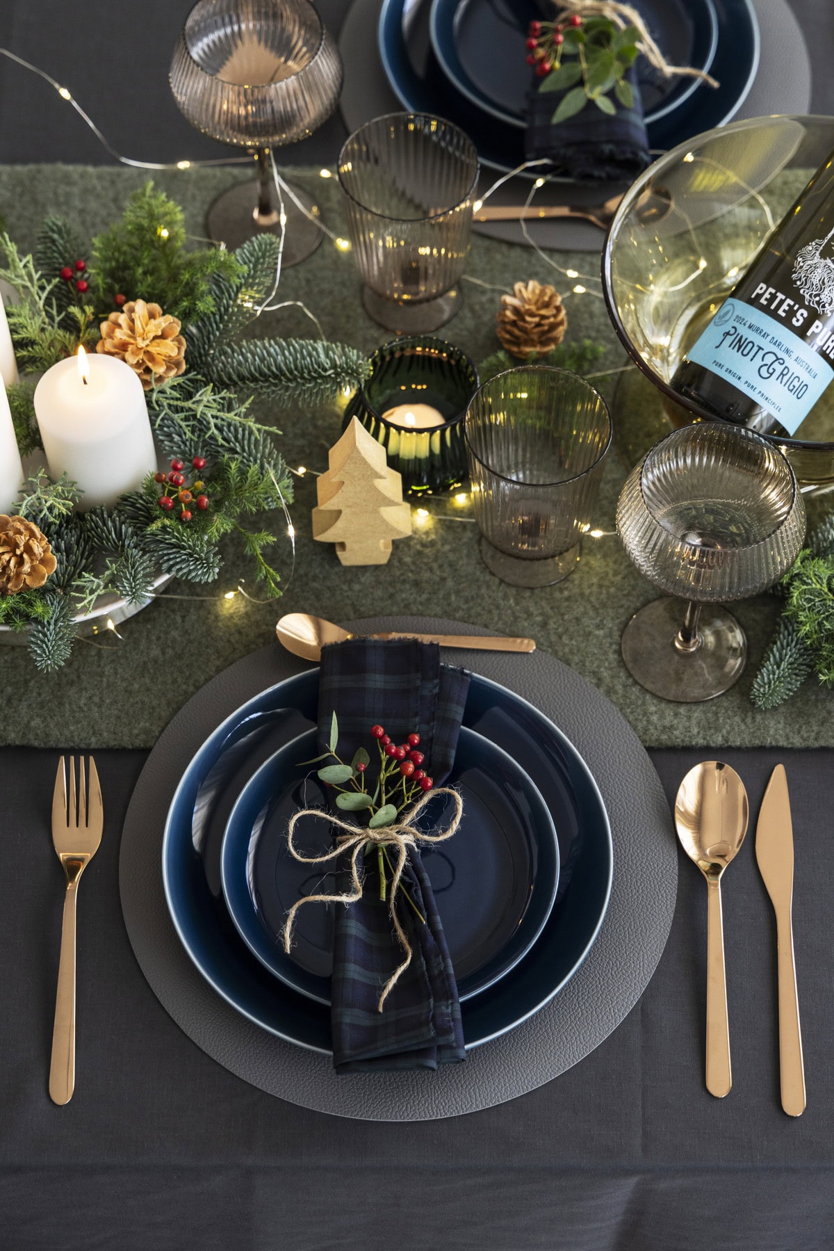 未使用 LENOX ディナープレート6枚 テーブルコーディネート　クリスマス IKEAや100均でできる！】クリスマスのテーブルコーディネート ①食器