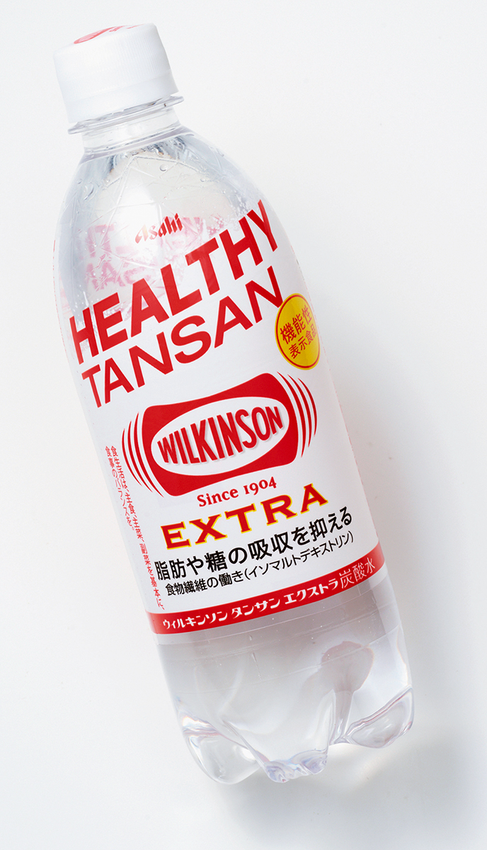 ウィルキンソン タンサン エクストラ490mL￥124／アサヒ飲料