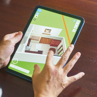 家具やキッチン設備のレイアウトには「Home Design 3D」というアプリを活用