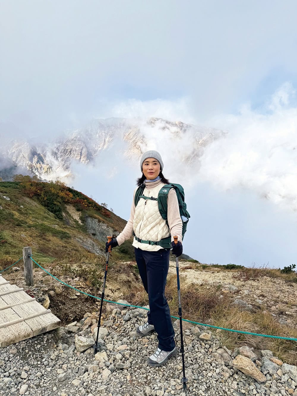 「白馬三山が映り込む八方池はまさに絶景。」