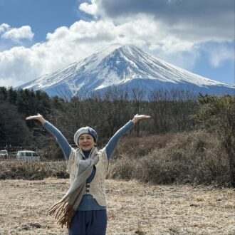 優恵のおしゃれは心意気 Vol.14
「富士山と半分こベレー」