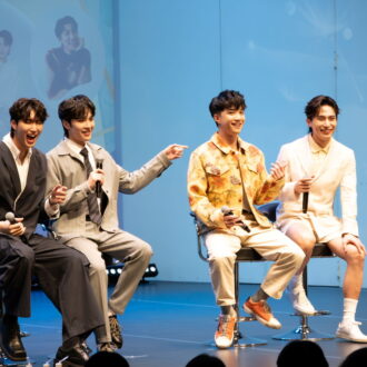 4月12日に行われたファンミーティング「看見愛 See Your Love FANMEETING in TOKYO」での一コマ。