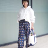 【スナップ】柄パンツが主役！ 個性が光るリラックスカジュアル
