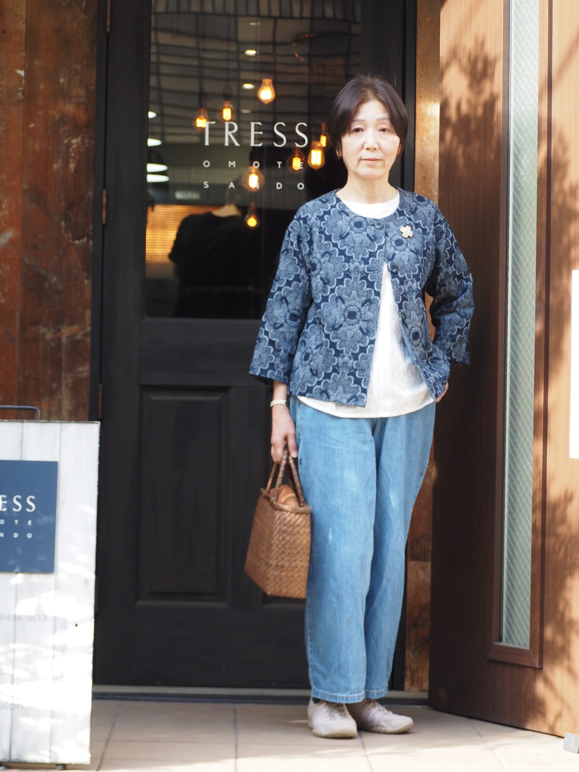 50代のジャケットコーデ