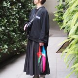 【スナップ】「コムデ ギャルソン」を絶妙バランスで着こなす！ モード×スポーティの融合にキュン