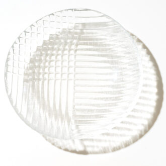 手塩皿（直径10.5×高さ2cm） ¥1,980／廣田硝子