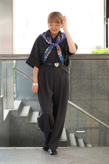 【スナップ】これぞ、大人のためのセットアップ？ 着心地抜群の「イネド」×三尋木奈保さんのコラボアイテムがすごい！