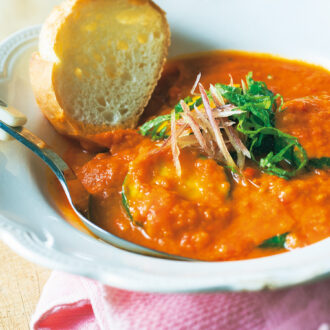 夏カレーは薬膳食材で！　
スーパーで手に入る食材・スパイスで体が整うスパイシーおかずを！