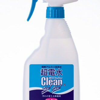 超電水クリーンシュ!シュ! Lボトル500mL￥1078／ケミコート