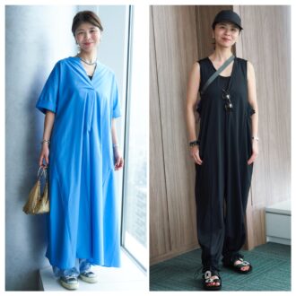 【１週間コーデ】
週末はブルー＆ブラックで涼しげに！ 夏のリラックスコーデ
～〈土曜日・日曜日〉#010 Hatsuyo Mori～　