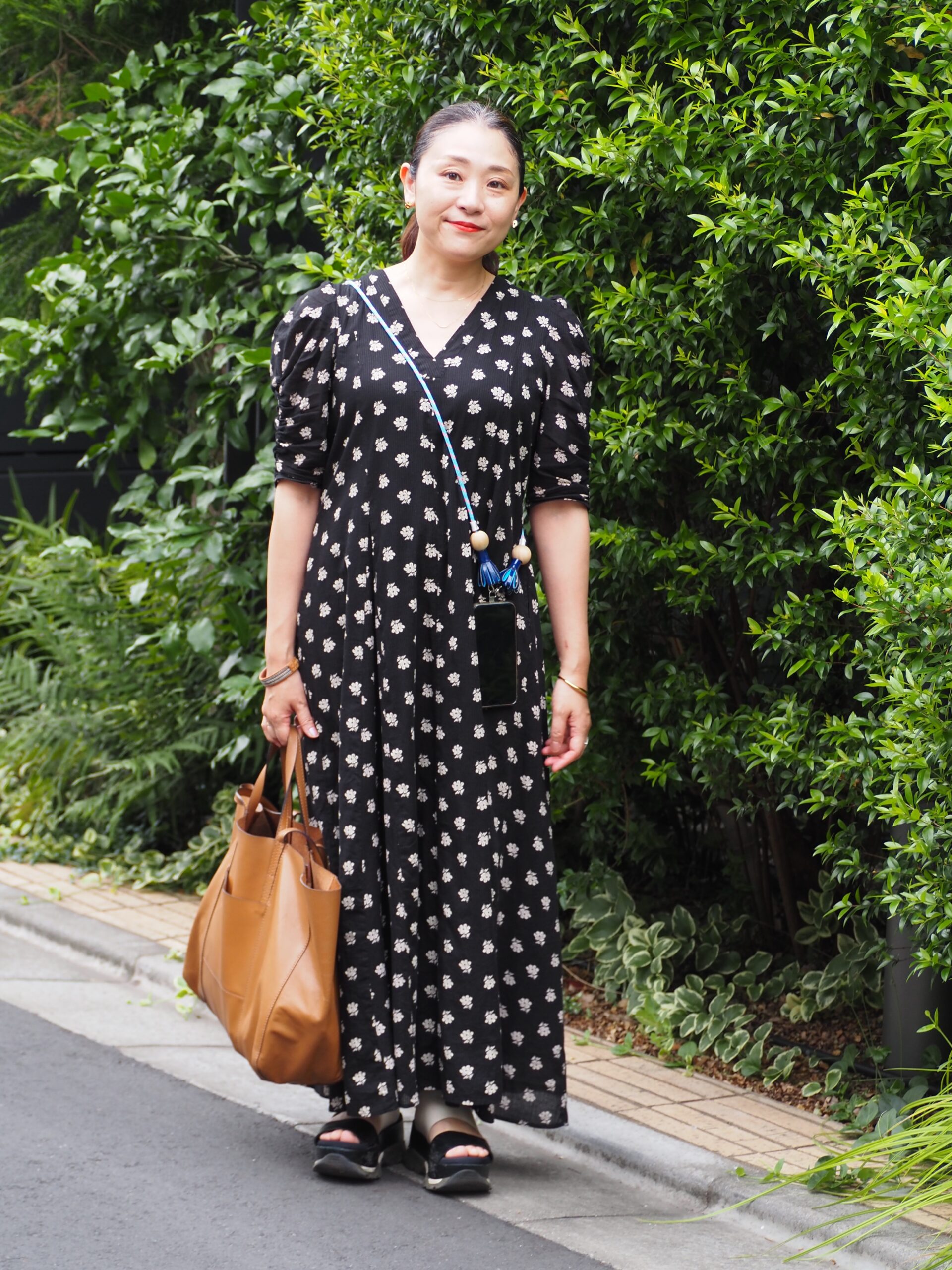 50代のワンピーススタイル