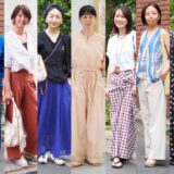 【1週間スナップ】大人世代の夏の装いを一挙公開！ 参考にしたい柄・色アイテムの使い方