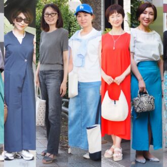 【1週間スナップ】50代のシンプルコーデは小物使いで差をつけて！