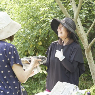 毎日、新しいことをのが新鮮。これからもっと地域を知りたい ＮＰＯ法人が運営する「Ｍｙ田んぼ」にも参加しています。東京など関東近郊のさまざまな地域の人が集まり、一緒に稲作を体験。