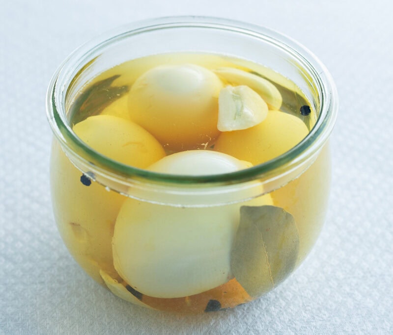 「ゆで卵ピクルス」でつくるパパっとおかず