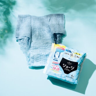 エリエール エリスショーツ アイスブルーカラー M〜Lサイズ 4 個入 オープン価格（数量限定発売）／エリエール