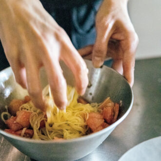 具沢山にしてサラダ感覚で食べて