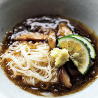 もずくのぶっかけ素麺