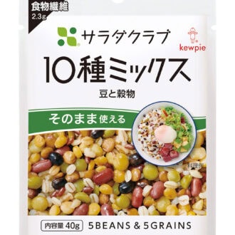 サラダクラブ 10種ミックス（豆と穀物）40g¥162（編集部調べ）／キユーピー