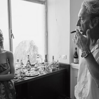 パオロ・ソレンティーノ監督と主演のセレステ・ダッラ・ポルタ。©Greg Williams
