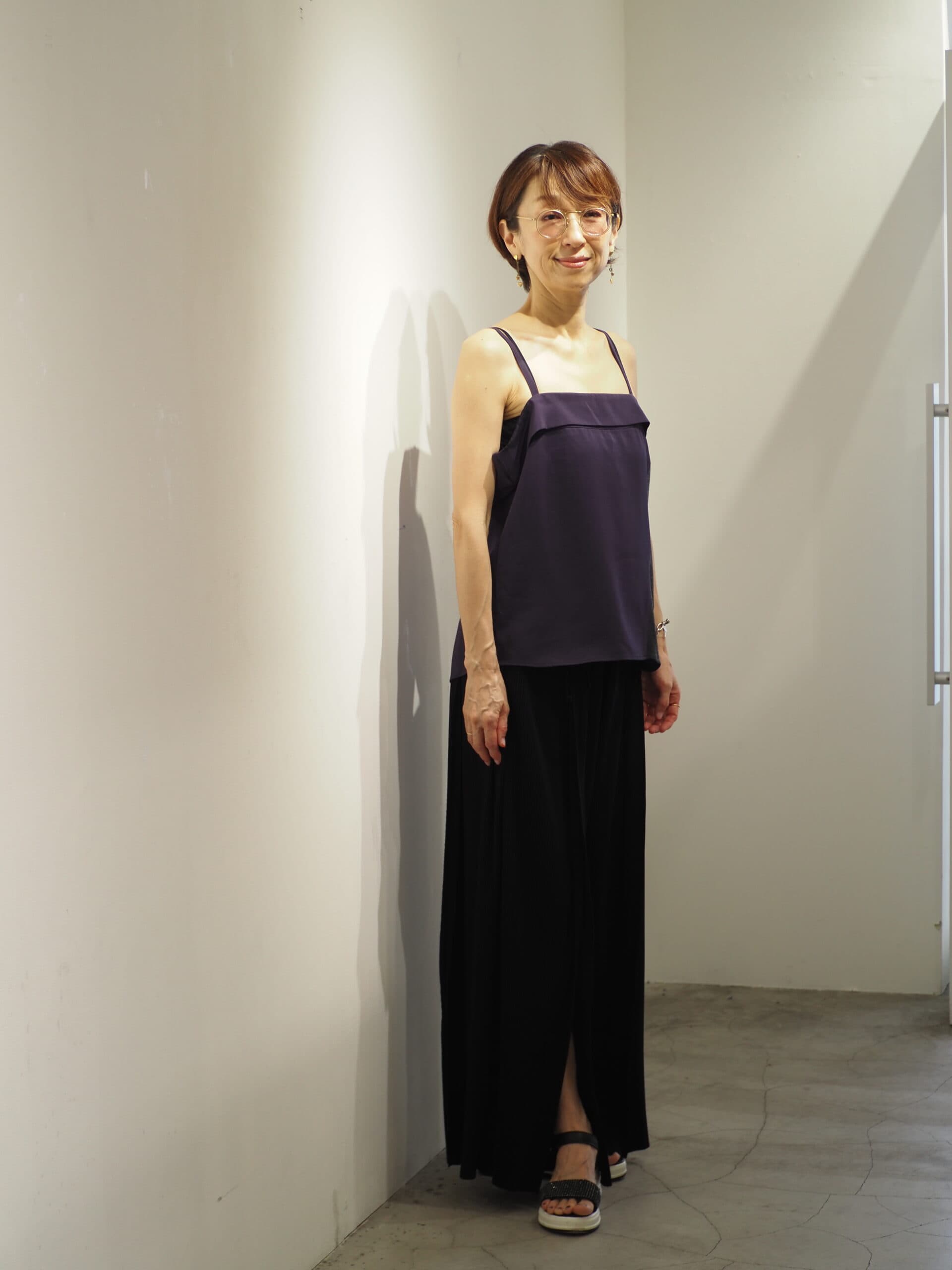 50代のヘルシーコーデ