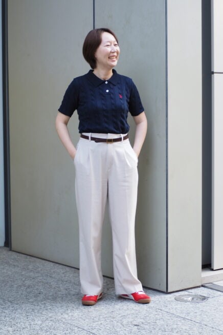 【スナップ】「ユニクロ」のタックパンツが優秀♡ 大人のスポーティカジュアル