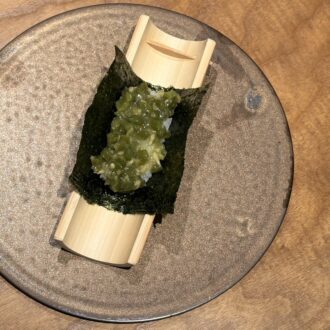 築地玉寿司 ささしぐれ「地獄のわさび挟み巻」