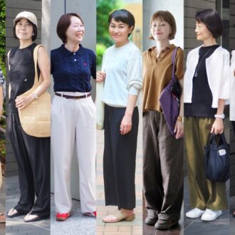 【1週間スナップ】50代のパンツスタイル7選！ カジュアルさと品の良さを両立するテクニックにご注目