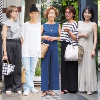 【1週間スナップ】「夏服に飽きてきた……」悩む50代必見！ 着回しのきく優秀服を味方につけて