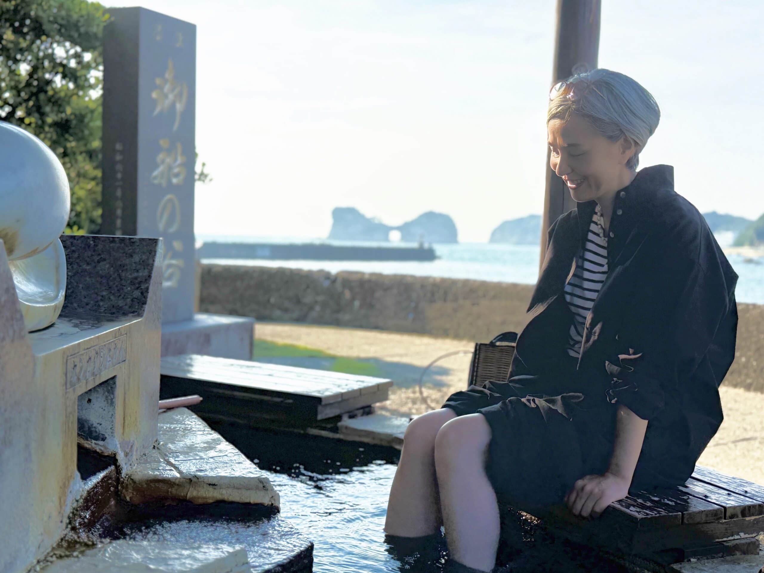和歌山　白浜　足湯（御船湯）