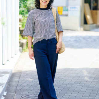 夏こそ上質な素材を選びたい 大人のカジュアルスタイル
