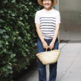 【スナップ】「ユニクロ」デニムで魅せる晩夏のフレンチカジュアル 麦わら帽子＆かごバッグで軽やかに！