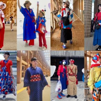 【万博スナップ】大人の「ミャクミャクコーデ」8選！ リメイク＆公式グッズでおしゃれを楽しむ