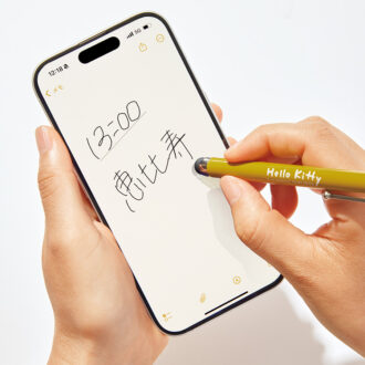 タップ用のペンとしてはもちろん、「メモパッド」などのスマートフォンの「メモアプリ」に手書きでメモできたり、写真に文字を書きこんだりと便利。