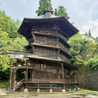 会津さざえ堂　全体