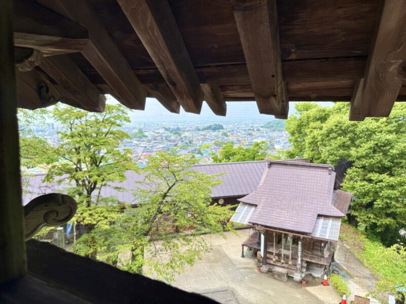 会津さざえ堂　上から