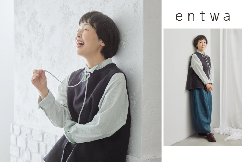 entwa　小林聡美さん 25A/Wビジュアル